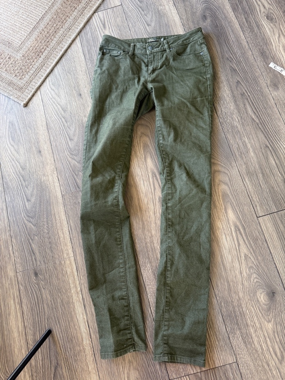 Prana Olive Green Slim Fit Pants